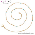 44825 xuping new arrival simple18k banhado a ouro cadeia colar de jóias de moda de China por atacado